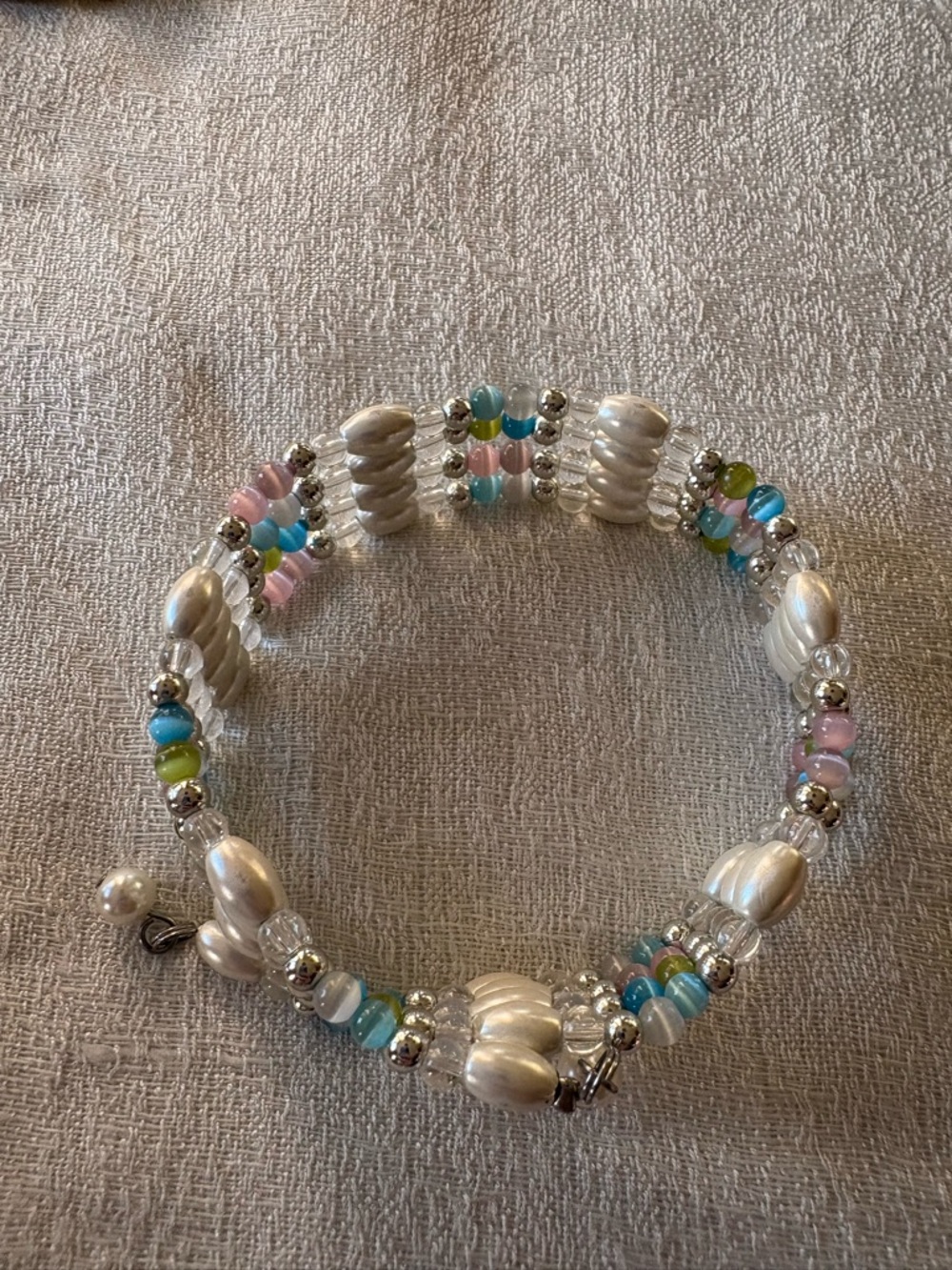 Handmade Multi-Color magnetic Beaded Pearl Bracelet